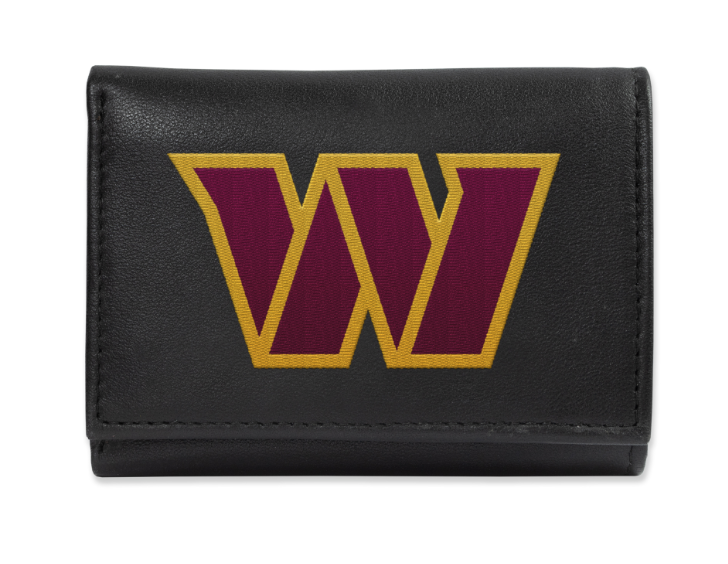 Washington Commanders Rico Embroidered Genuine Leather Tri Fold Wallet