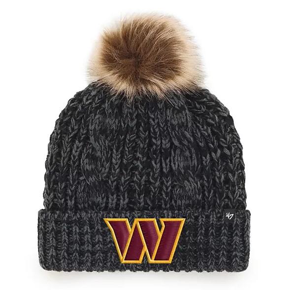 Washington Commanders '47 Brank Meeko Black Knit Cuff Knit Hat