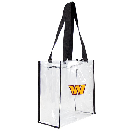 Washington Commanders Stadium Clear Square Bag 12X5