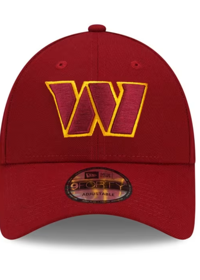 Washington Commanders New Era The League Team 9Forty Adjustable Hat - Burgundy