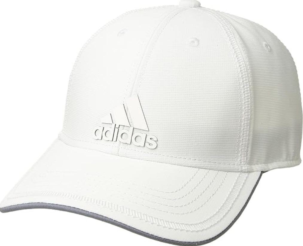 adidas White / White Contract 3 Structured Adjustable Cap