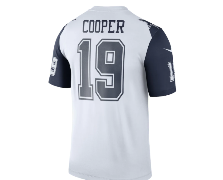Dallas Cowboys Nike Amari Cooper #19 Color Rush Men's White Legend Jersey