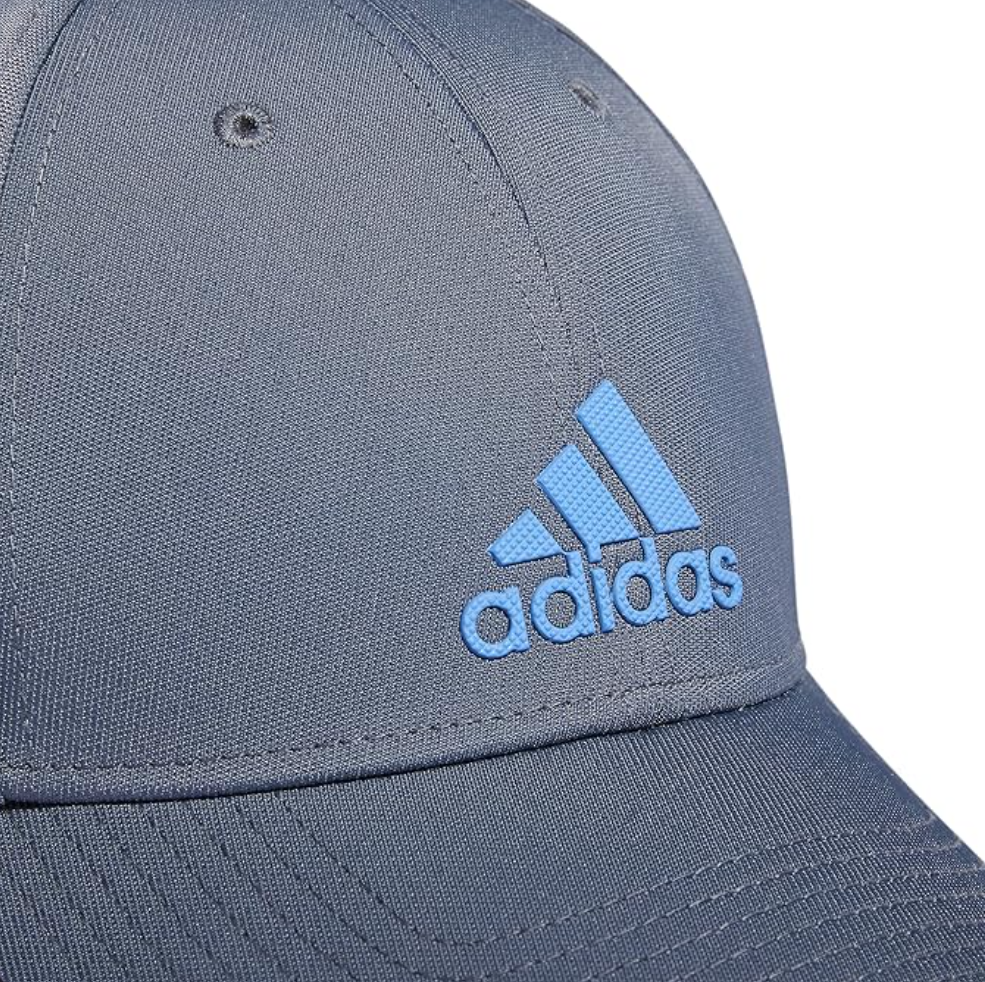 adidas Men's Onix/Blue Decision III Adjustable Hat
