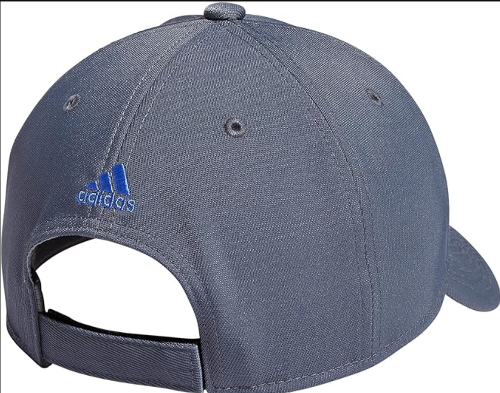 adidas Men's Onix/Blue Decision III Adjustable Hat