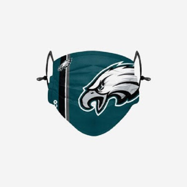 Philadelphia Eagles Foco On-Field Sideline Pleated Face Cover / Mask