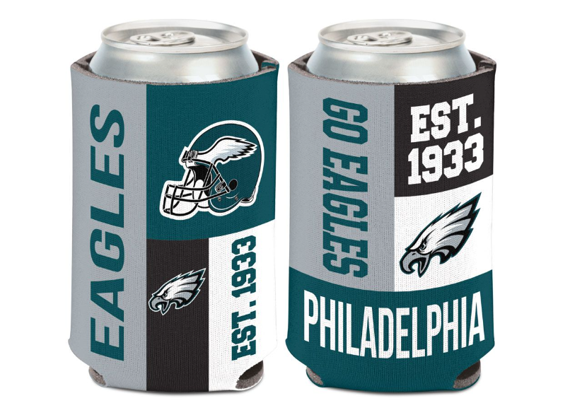 Philadelphia Eagles Color Block Can Cooler