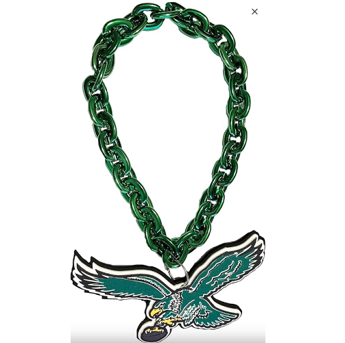 Philadelphia Eagles Aminco Throwback Foam Fan Chain - Green