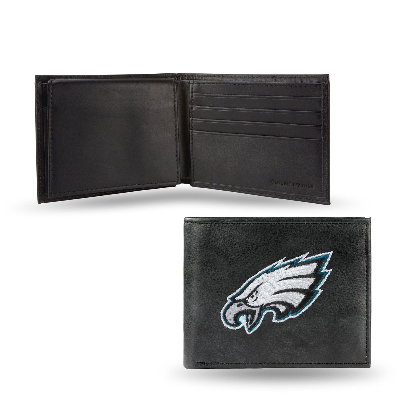 Philadelphia Eagles Rico Embroidered Genuine Leather Billfold Wallet