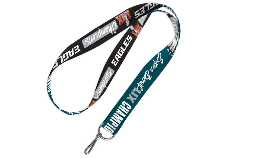Philadelphia Eagles Wincraft Super Bowl LIX Champions 1" Sport Lanyard
