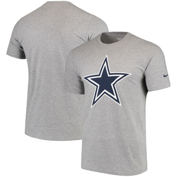 Dallas Cowboys Nike Logo Essential T-Shirt - Gray