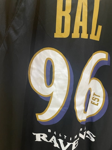 Baltimore Ravens EST '96 Baseball Jersey - Black