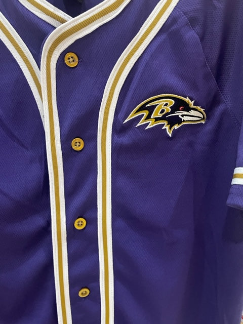 Baltimore Ravens EST '96 Baseball Jersey - Purple