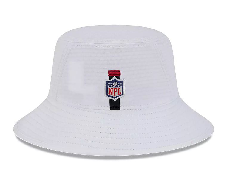 Atlanta Falcons New Era White Training Camp Stretch Bucket Hat