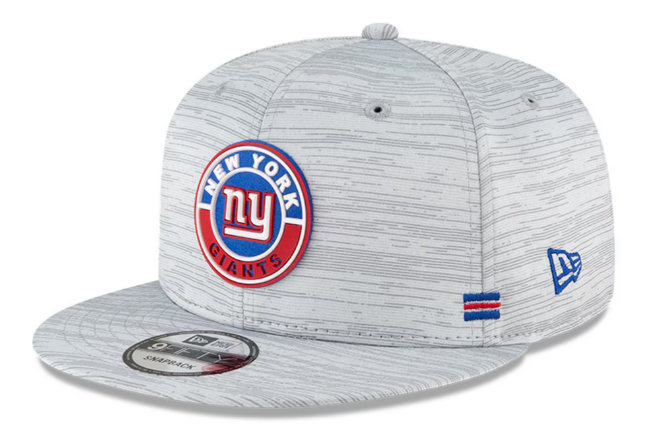 New York Giants New Era Sideline Road 9FIFTY Adjustable Hat - Gray