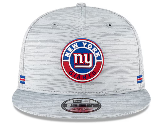 New York Giants New Era Sideline Road 9FIFTY Adjustable Hat - Gray