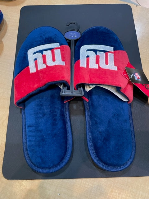 New York Giants Mens Foco NFL Team Color Block Slippers
