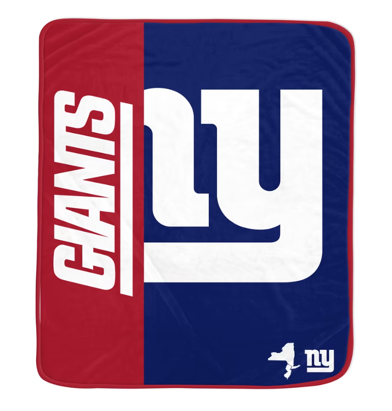 New York Giants Pegasus Endzone Ultra Soft 50" x 60" Blanket