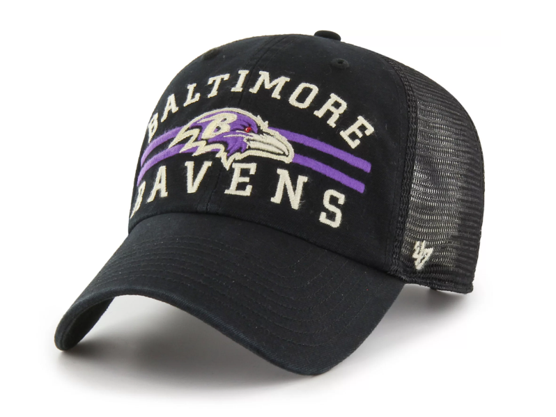 Baltimore Ravens '47 Brand Highpoint Mesh Trucker Clean Up Hat