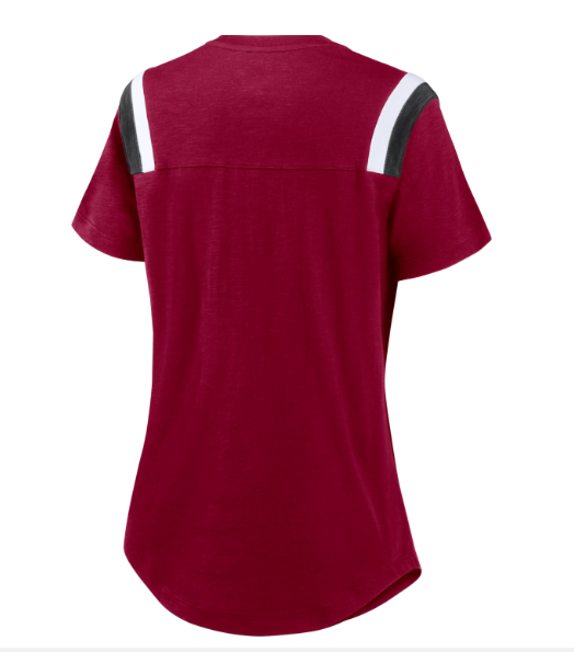 Washington Commanders Womens Historic Athlete Burgandy T-Shirt