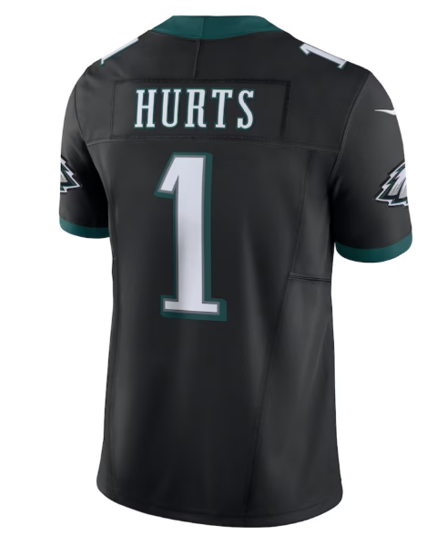 Phiadelphia Eagles # 1 Jalen Hurts Nike F.U.S.E. Limited Jersey - Black