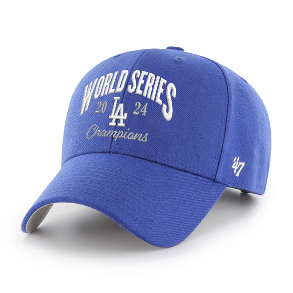 Los Angeles Dodgers '47 2024 World Series Champions MVP Adjustable Hat -Royal