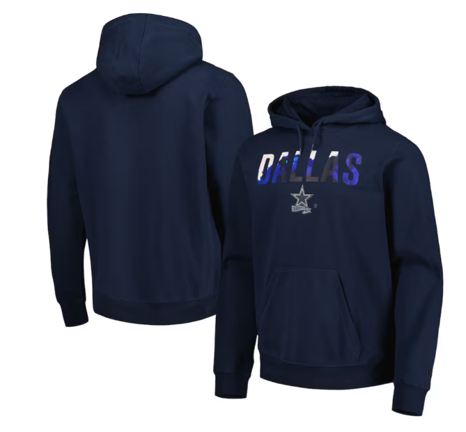 Dallas Cowboys Men's Sideline Ink Hoodie - Navy