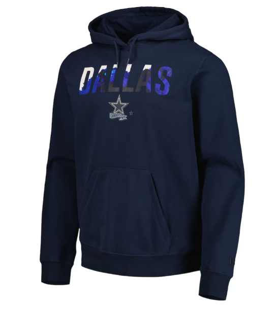 Dallas Cowboys Men's Sideline Ink Hoodie - Navy