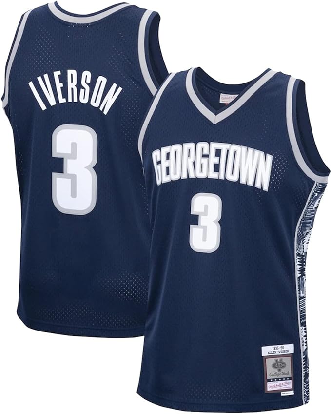 Youth Georgetown University Swingman 1995-96 Allen Iverson Navy Jersey