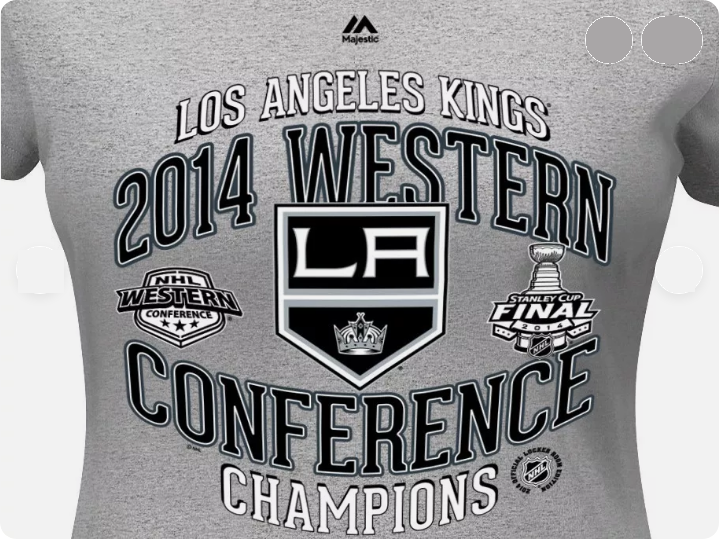 Los Angeles Kings Woman NHL Western Conference Champions Official Locker Room T-Shirt