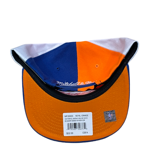 New York Knicks Mitchell & Ness Pinwheel Snapback - Blue