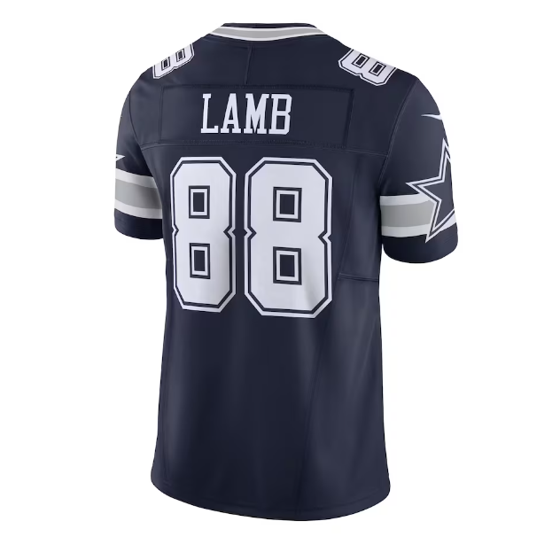 Dallas Cowboys #88 CecDee Lamb Nike Vapor F.U.S.E. Limited Jersey- Navy