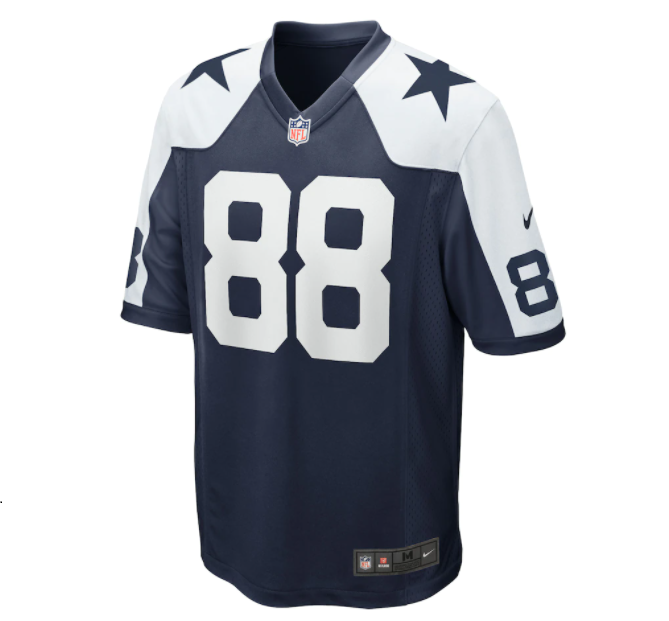 CeeDee Lamb Nike #88 Dallas Cowboys Throwback Game Men's Jersey