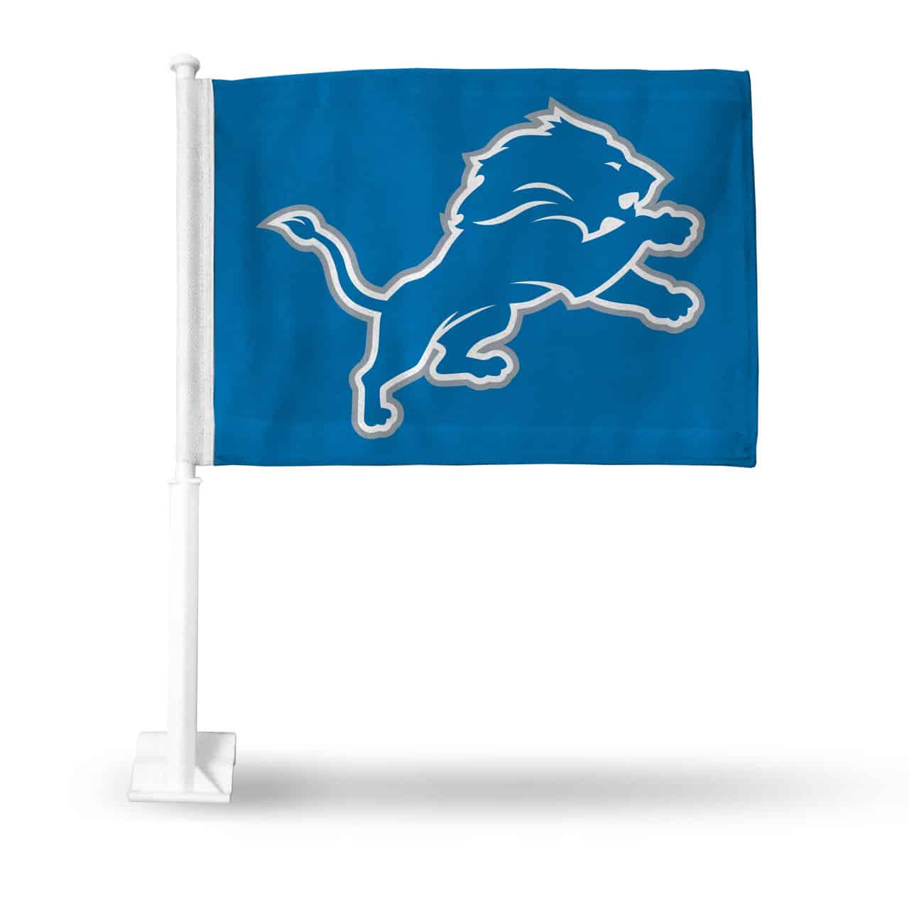 Detroit Lions Team Car Flag - Blue