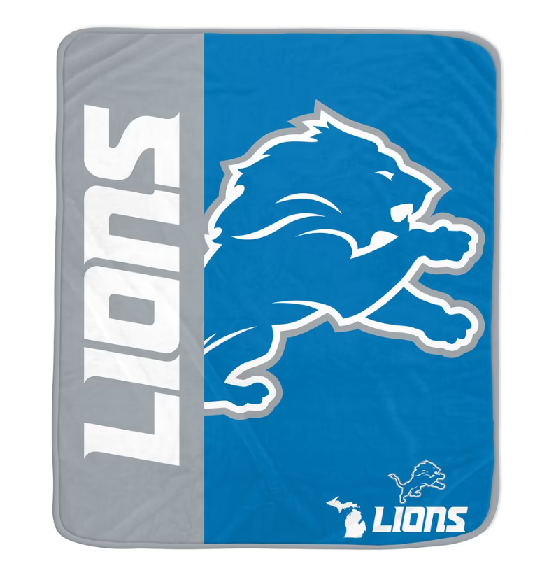 Detroit Lions Pegasus Endzone Ultra Soft 50" x 60" Blanket