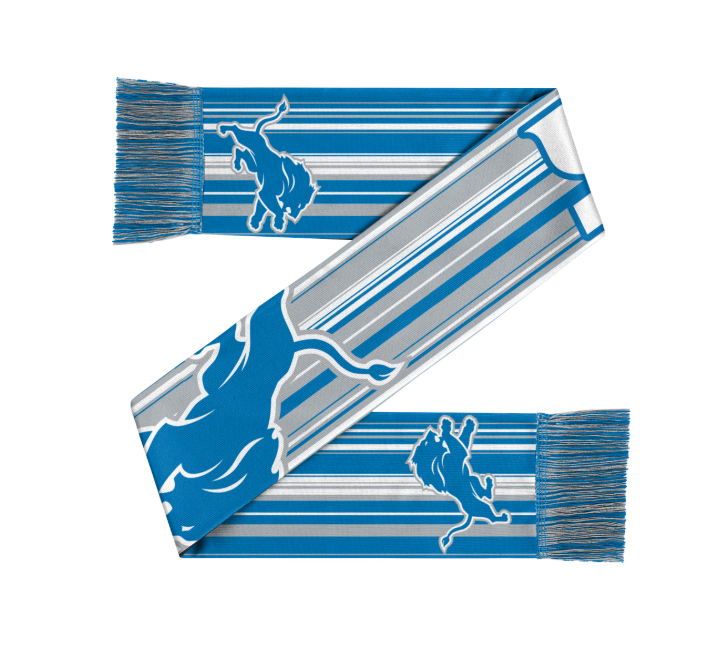 Detroit Lions FOCO Hyper Stripe Scarf