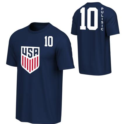 U.S. Soccer FIFA World Cup USA Christian Pulisic Player Tee Shirt
