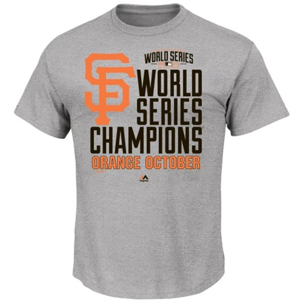 San Francisco Giants Youth Club House 2014 World Series Champions T-Shirt - Gray