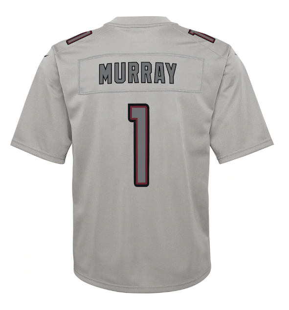 Arizona Cardinals Nike # 1 Kyler Murray Youth Atmosphere Jersey - Gray
