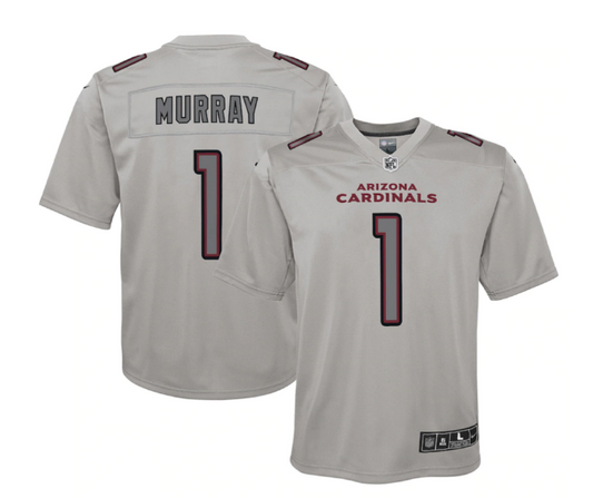 Arizona Cardinals Nike # 1 Kyler Murray Youth Atmosphere Jersey - Gray