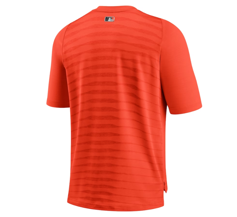 Baltimore Orioles Nike Orange Authentic Collection Pregame Performance V-Neck T-Shirt