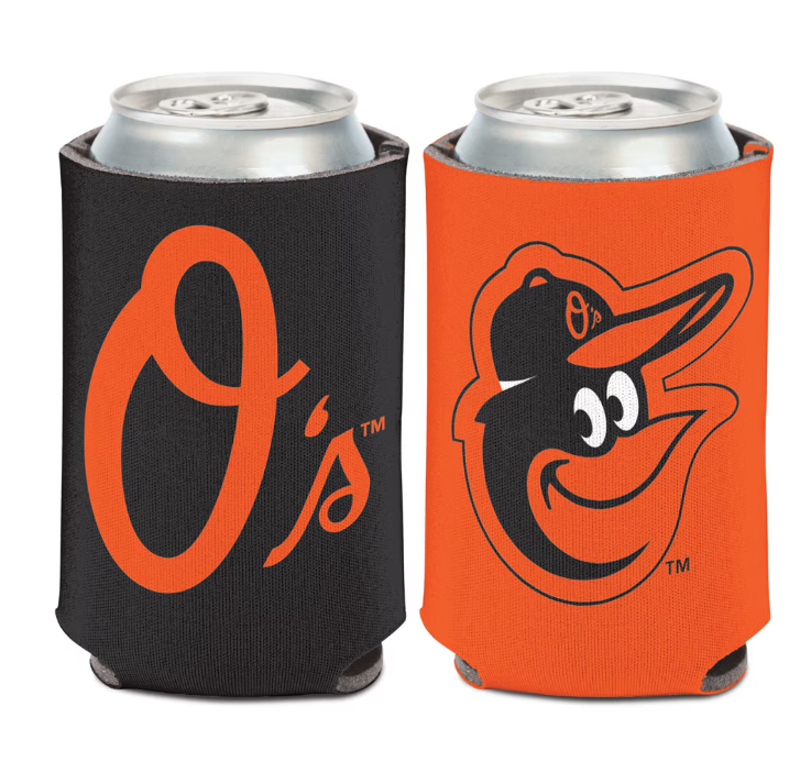 Baltimore Orioles Team Logo 2sided Can Cooler
