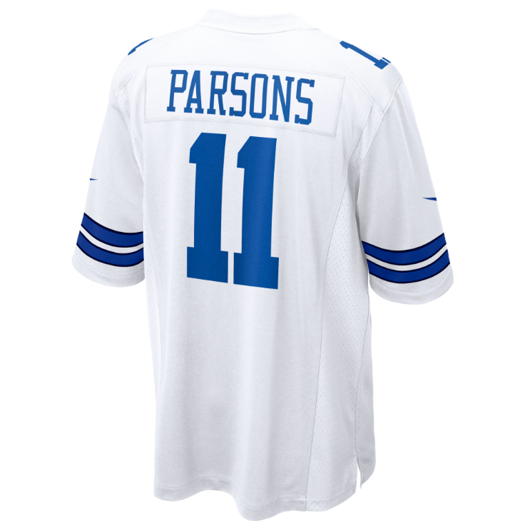 Dallas Cowboys Nike #11 Micah Parsons Men's White Game jersey