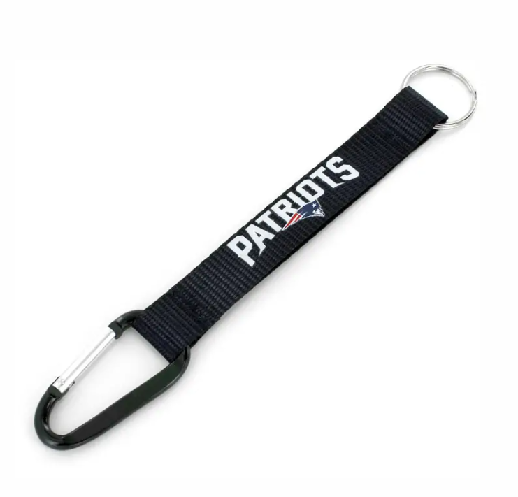 New England Patriots Carabiner Key Strap