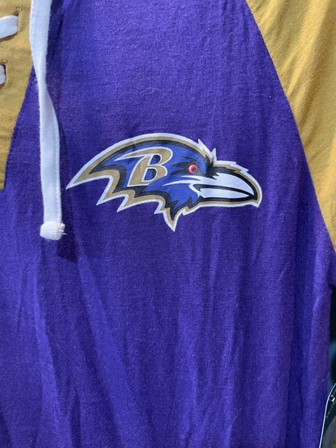 Baltimore Ravens Women's Primary Split Long Sleeve Shirt