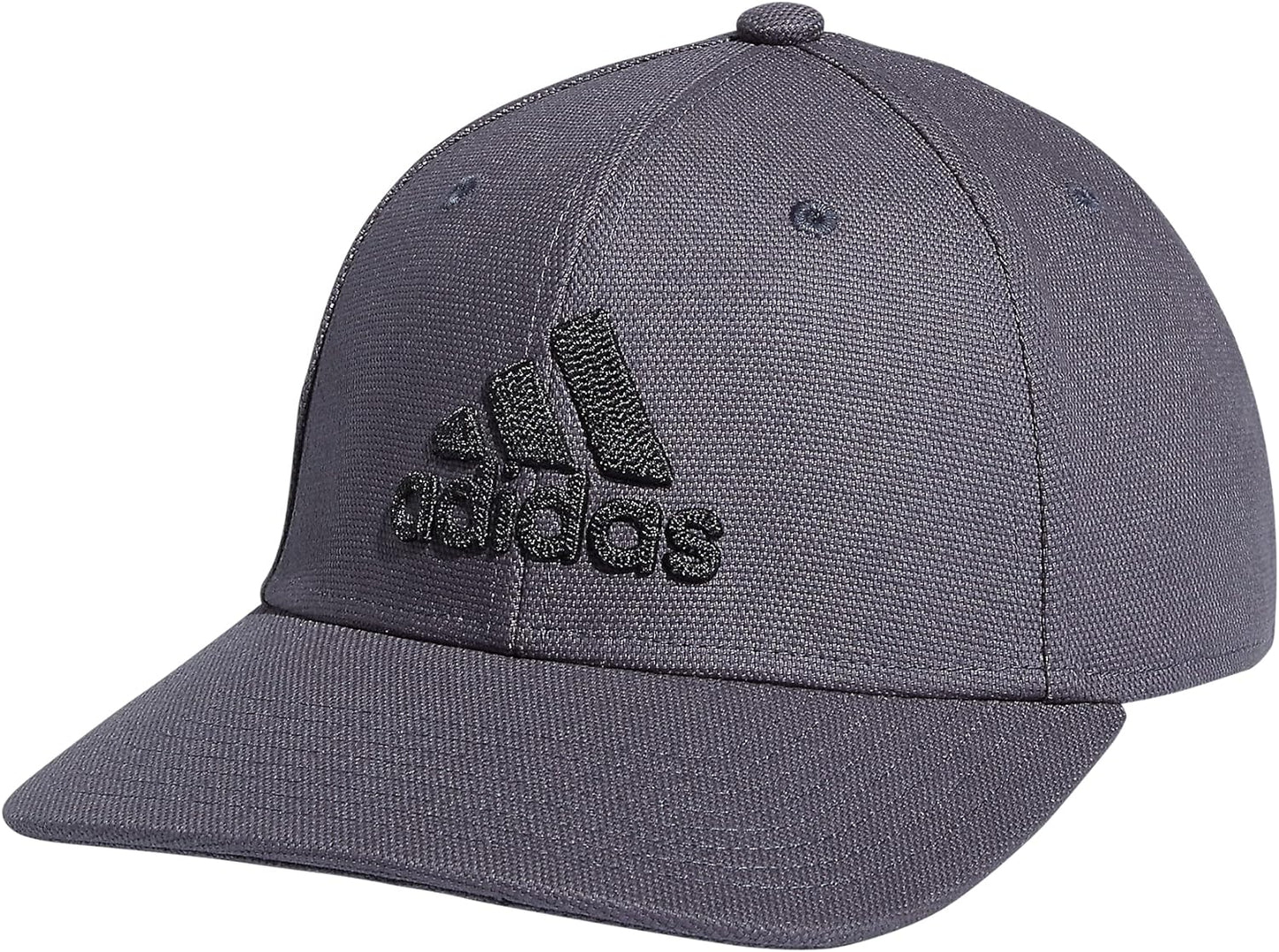 adidas Men's Gray Carbon Producer 2 Stretch Fit Hat