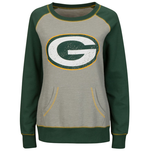 Green Bay Packers Womens Overtime Queen Crew Neck Sweatshirt