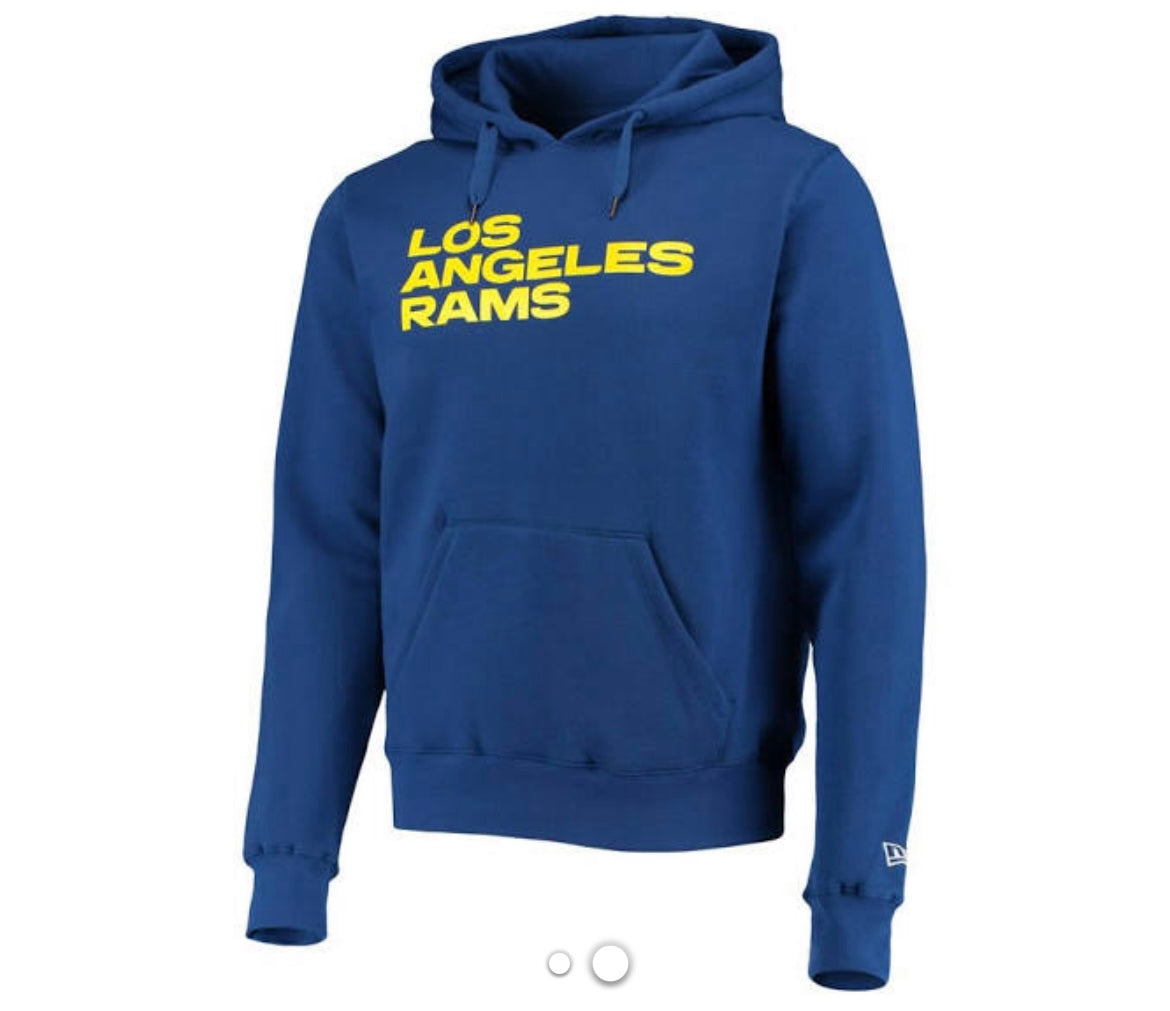 Los Angeles Rams New Era State Pull Over Hoodie - Blue