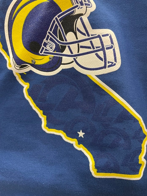 Los Angeles Rams New Era State Pull Over Hoodie - Blue