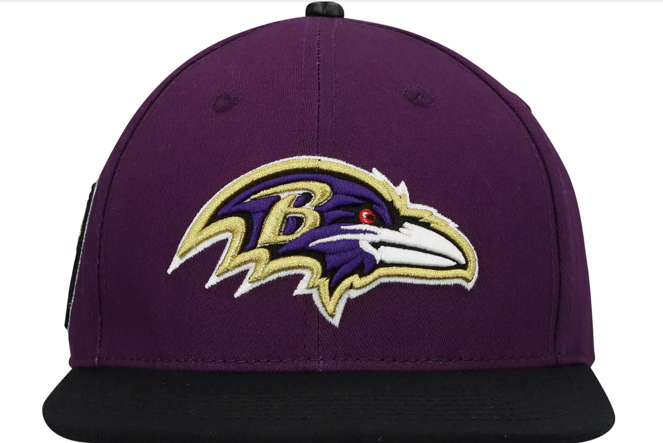 Baltimore Ravens Pro Standard Shield 2 Tone Purple/Black Snapback