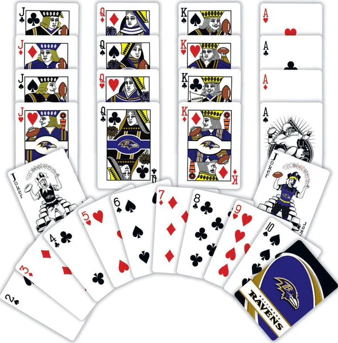 Baltimore Ravens MasterPieces Playing Cards 54-Card Deck